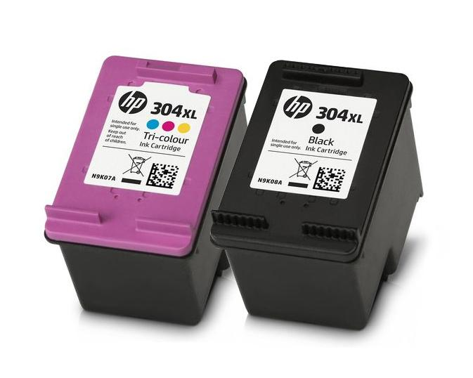 T3AZUR - 1+1 Cartouches d'encre compatibles remplace HP 304 304XL